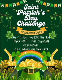 ASB St. Patrick's Day Green Challenge 03/17/2026